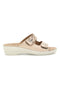 Ciabatta beige con plantare anatomico Fly Flot 90T50B18CE