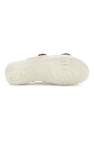 Ciabatta beige con plantare anatomico Fly Flot 90T50B18CE
