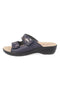 Blaue anatomische Leder Hausschuhe Fly flot 90T50B18CE