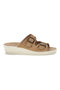 Ciabatte beige con sottopiede in vera pelle e plantare anatomico Fly Flot 90160008CE