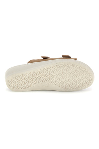 Ciabatte beige con sottopiede in vera pelle e plantare anatomico Fly Flot 90160008CE