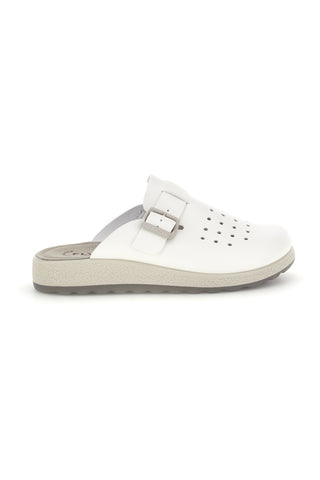Weiße Berufsslipper mit verstellbarem Riemen Fly Flot 90510J34EA