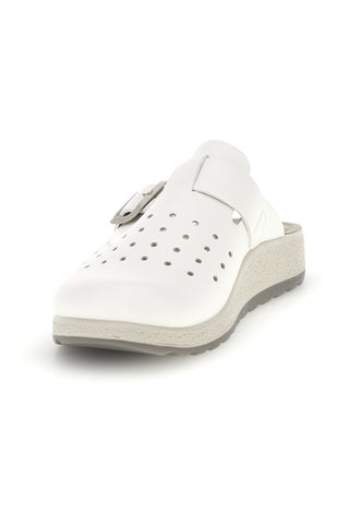 Weiße Berufsslipper mit verstellbarem Riemen Fly Flot 90510J34EA