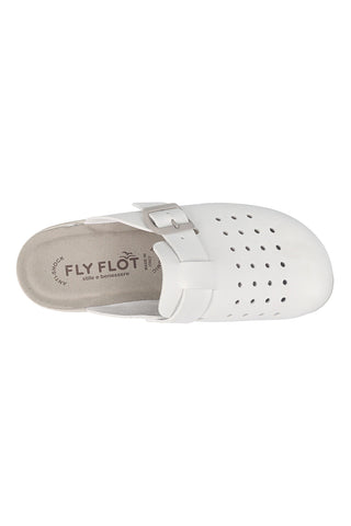 Weiße Berufsslipper mit verstellbarem Riemen Fly Flot 90510J34EA