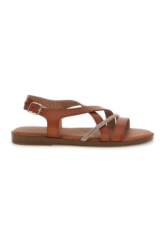 Camel Sandalen mit gekreuzten Riemen Café Kosten 20523