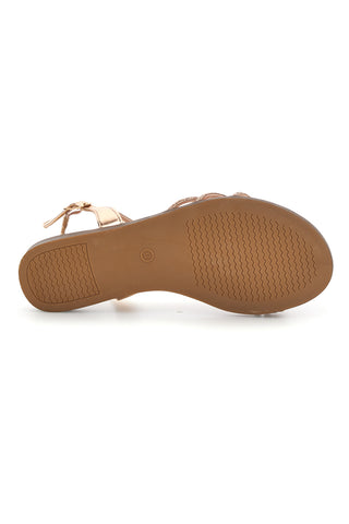 Champagner Sandalen mit Riemen Café Kosten RH7