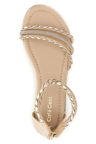 Sandali beige con cinturino Cafe' cost RH16