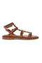 Kamelhaarige Sandalen mit Schmuckapplikationen Café kosten RH25