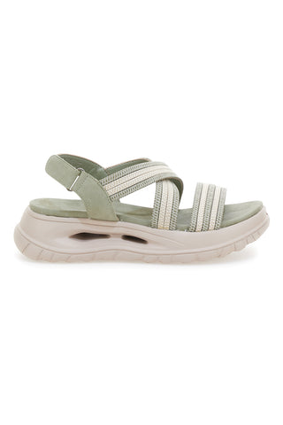 Grüne Sandalen mit Gummibändern Ploadi 35310