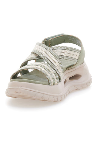 Grüne Sandalen mit Gummibändern Ploadi 35310