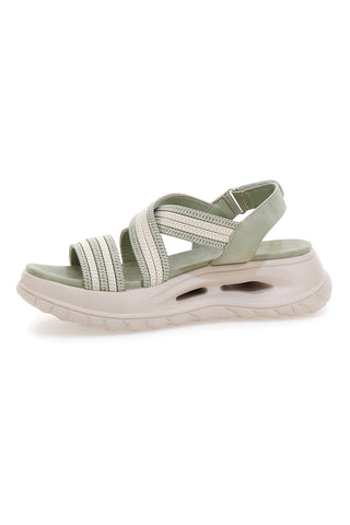 Grüne Sandalen mit Gummibändern Ploadi 35310