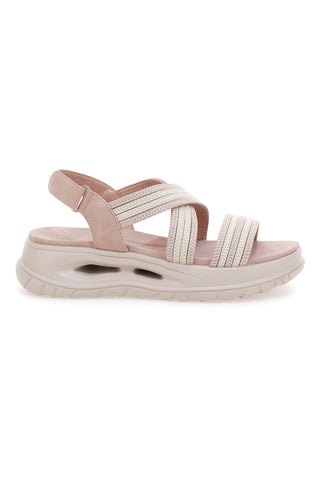 Rosa Sandalen mit Gummibändern Ploadi 35310