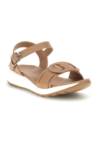 Sandali beige con cinturino regolabile suola comfort Plocadi Bza2423820