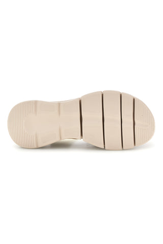 Sandali beige con fasce in mesh suola comfort Plocadi G80634