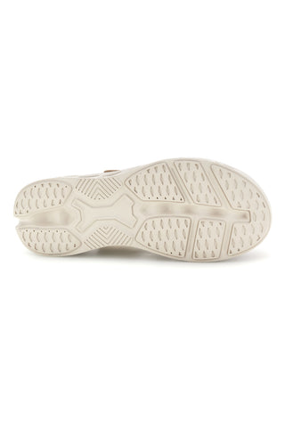 Sandali beige con strappi in velcro suola comfort Plocadi G88382