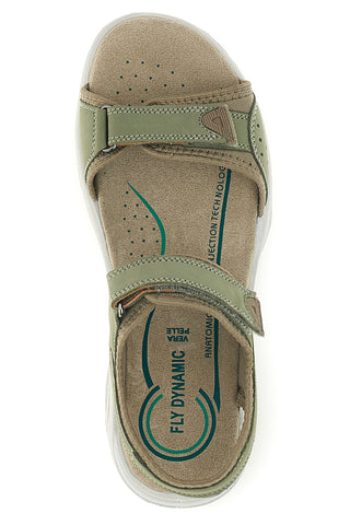 Sage Sandalen aus echtem Leder mit anatomischem Fußbett 6 fly dinamic FD41