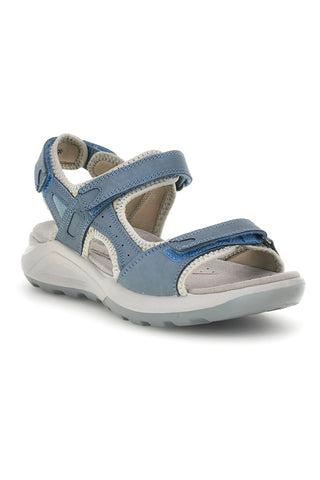 Blaue Sandalen mit Ledereinlegesohle Fly dinamic FD43