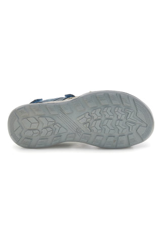 Blaue Sandalen mit Ledereinlegesohle Fly dinamic FD43