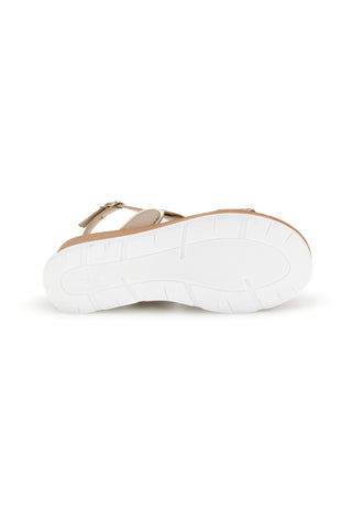 Sandali beige con zeppa Plocadi 11075035