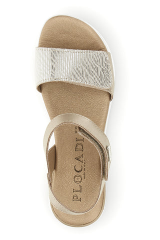 Sandali beige con cinturini regolabili Plocadi 272429