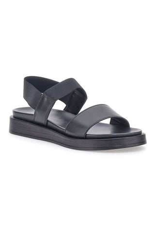 Schwarze Sandalen mit elastischen Bändern Pittarello Focus 28067IN