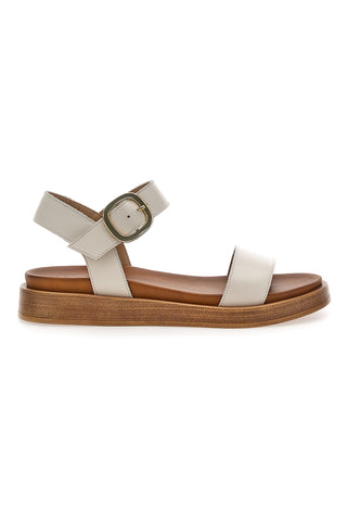 Beigefarbene Sandalen mit verstellbarem Riemen Pittarello Focus 28060PE
