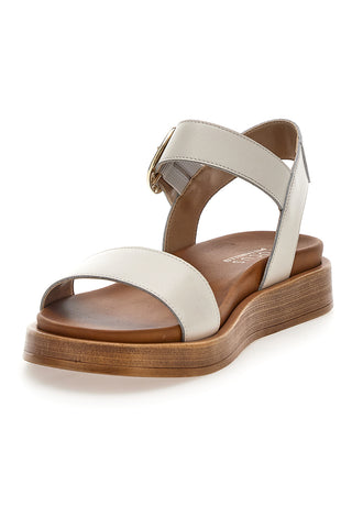 Beigefarbene Sandalen mit verstellbarem Riemen Pittarello Focus 28060PE