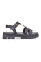 Sandalen in Dunkelbraun mit Profilsohle Pittarello Focus 27476VEG