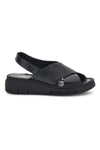 Schwarzes Echtleder Sandalen Pittarello Fokus 7155579