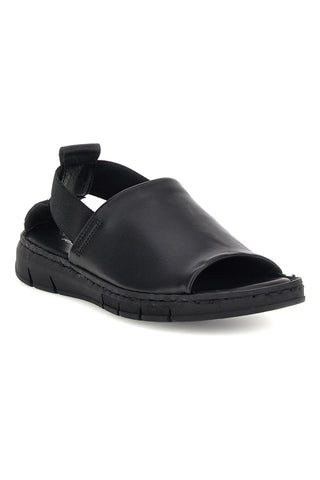 Schwarze Sandalen mit breitem Riemen Pittarello Fokus 3324302