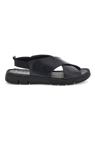 Schwarze Leder Sandalen Pittarello Fokus 3324229