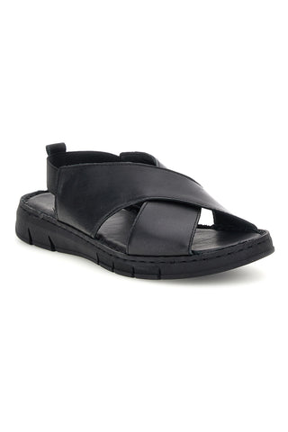 Schwarze Leder Sandalen Pittarello Fokus 3324229