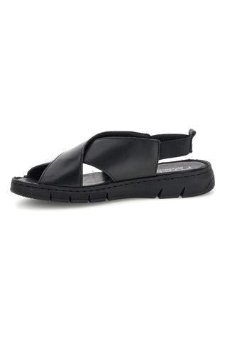 Schwarze Leder Sandalen Pittarello Fokus 3324229