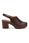 Geschlossen Braun Clogs Mit Absätzen Pittarello 1143622