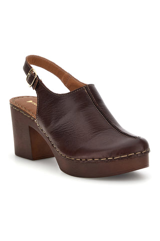 Geschlossen Braun Clogs Mit Absätzen Pittarello 1143622