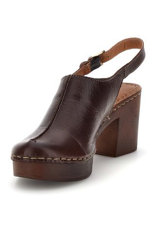 Geschlossen Braun Clogs Mit Absätzen Pittarello 1143622