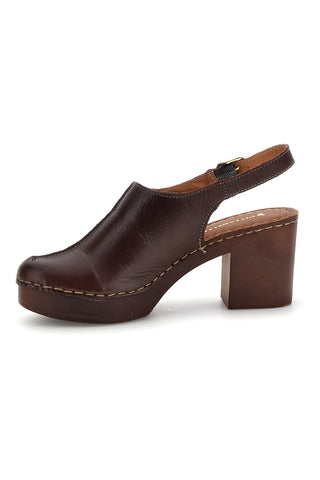 Geschlossen Braun Clogs Mit Absätzen Pittarello 1143622