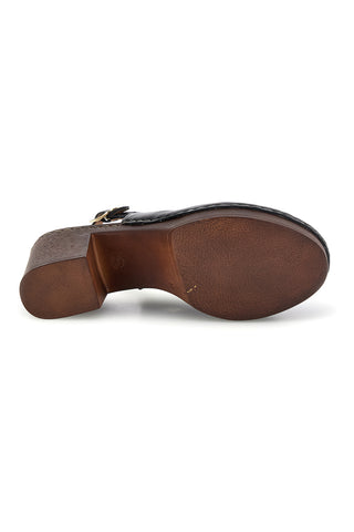 Sandali neri in vera pelle con tacco Pittarello 1143622