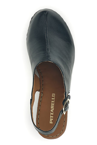 Sandali neri in vera pelle con tacco Pittarello 1143622