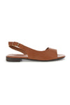Braune Ledersandalen mit Riemen Pittarello Look 225110