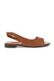 Braune Ledersandalen mit Riemen Pittarello Look 225110