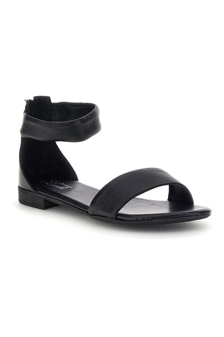 Schwarze Sandalen mit Band und Riemen Pittarello Look 225495