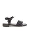 Braune geflochtene Sandalen aus echtem Leder mit Riemen Pittarello focus 222230