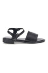 Schwarzes echtes Leder Sandalen mit Band und Riemen Pittarello Fokus 222210