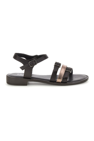Braune Sandalen mit Riemen und Schnallen Pittarello Focus 222225