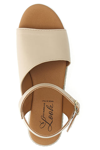 Sandali beige Made in Italy Pittarello look 30816