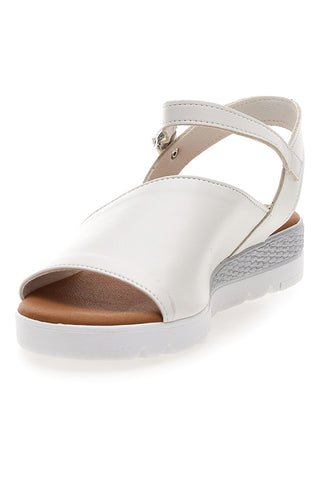 Sandali bianchi Pittarello look 30816