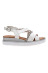 Weiße Sandalen Made in Italy Pittarello Look B82923