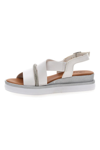 Weiße Sandalen Made in Italy Pittarello Look B82923