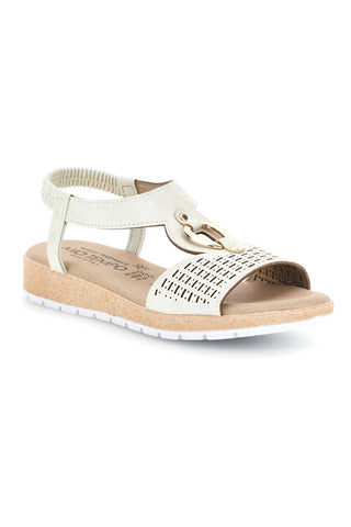 Eis-Sandalen mit Gold-Detail Mio tempo LR263706